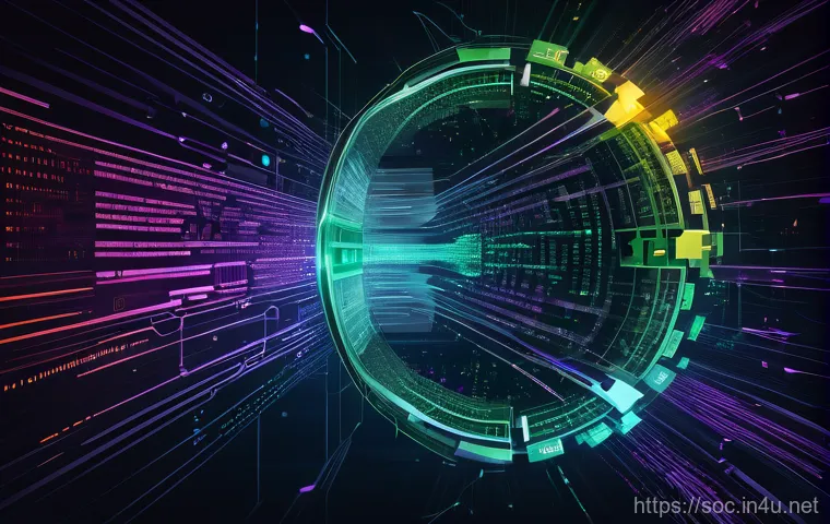 보안관제센터 실무에 필요한 스크립팅 언어 - **Image Prompt 1: The Python-Powered SOC Analyst**
    "A highly focused cybersecurity analyst, mid-...