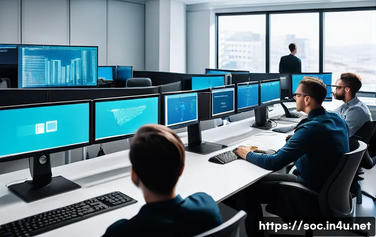 보안관제센터와 DevSecOps 협업 사례 - **DevSecOps in Action: Collaborative Security Integration**
A diverse team of 5-6 professional d...